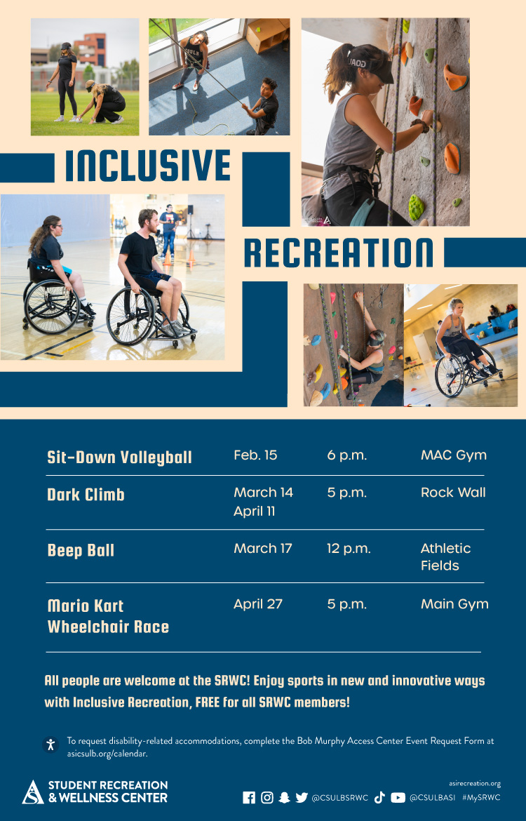 Inclusive recreation poster